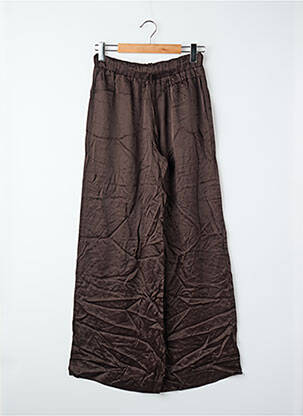 Pantalon large marron ASTRID BLACK LABEL femme