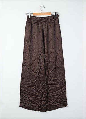 Pantalon large marron ASTRID BLACK LABEL femme