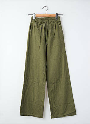 Pantalon large vert SUBDUED femme