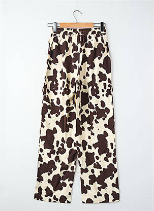 Pantalon droit marron ASTRID BLACK LABEL femme