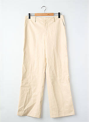 Pantalon large beige MANGO femme