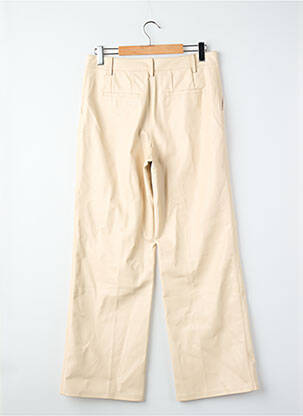 Pantalon large beige MANGO femme