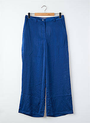 Pantalon large bleu JACQUELINE DE YONG femme