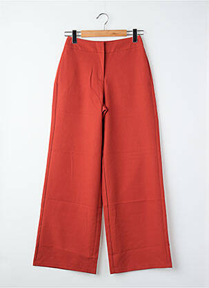 Pantalon droit taille haute taille haute rouge VERO MODA femme