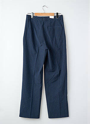 Pantalon droit taille haute taille haute bleu JJXX femme