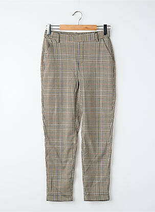 Pantalon droit taille normale taille normale marron VERO MODA femme