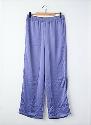 Pantalon large taille haute taille haute violet JJXX femme