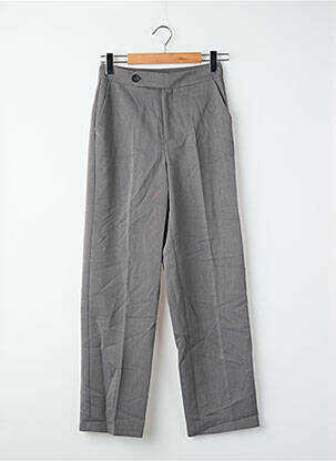 Pantalon droit coupe droite gris ONLY femme
