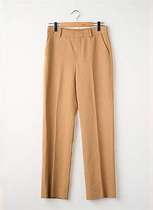 Pantalon droit marron MANGO femme
