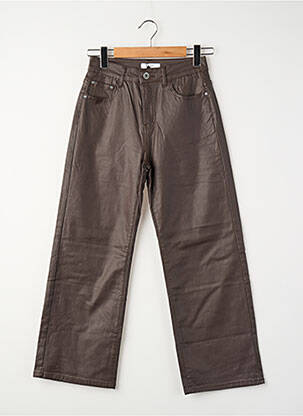 Pantalon droit marron SORBET femme