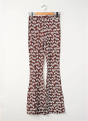 Pantalon flare marron DAISY STREET femme
