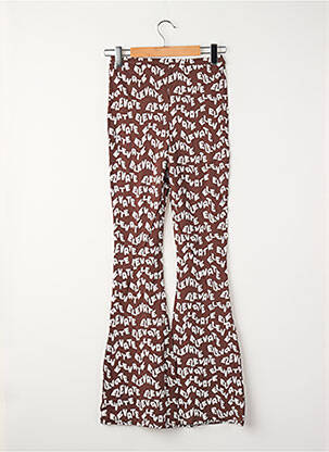Pantalon flare marron DAISY STREET femme