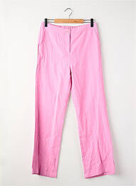Pantalon droit rose HAILYS femme