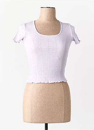 T-shirt violet CEMI femme