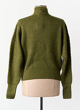 Pull col roulé vert ASTRID BLACK LABEL femme
