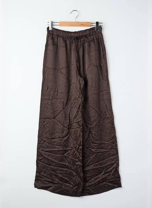 Pantalon large marron ASTRID BLACK LABEL femme