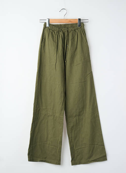 Pantalon large vert SUBDUED femme