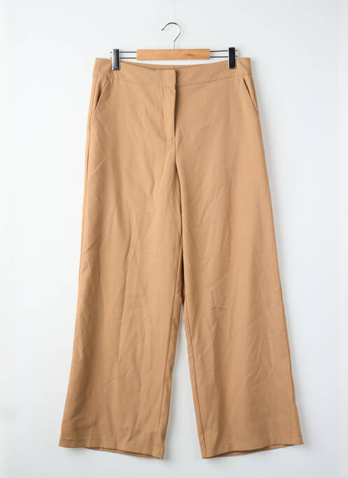 Pantalon droit taille haute taille haute marron VERO MODA femme