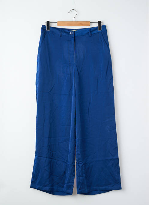 Pantalon large bleu JACQUELINE DE YONG femme