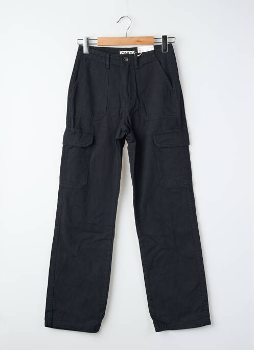Pantalon cargo taille haute noir ONLY femme