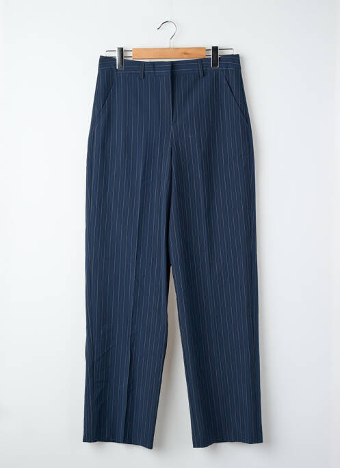 Pantalon droit taille haute taille haute bleu JJXX femme