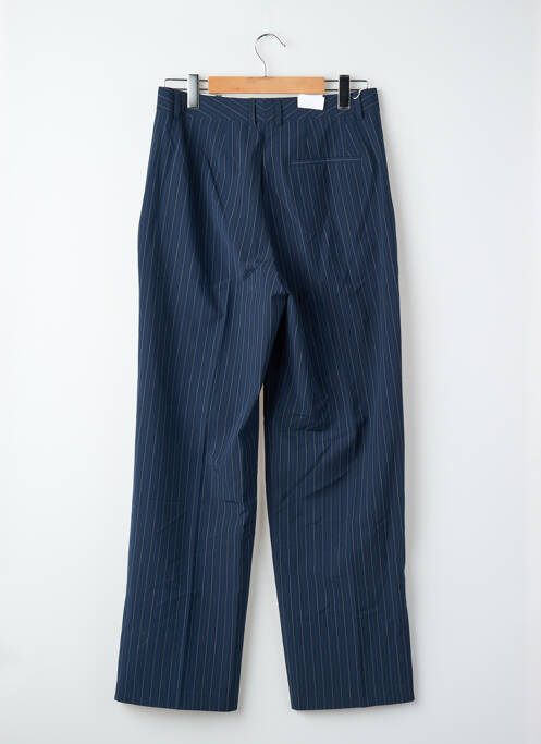 Pantalon droit taille haute taille haute bleu JJXX femme
