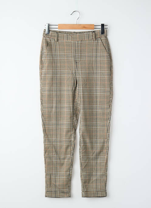 Pantalon droit taille normale taille normale marron VERO MODA femme