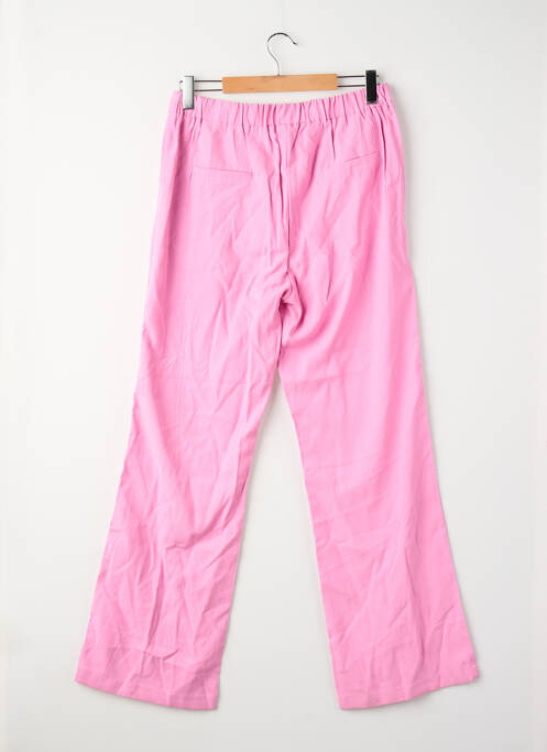 Pantalon droit rose HAILYS femme