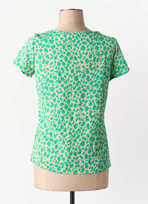 T-shirt col rond vert VERO MODA femme