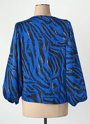 Blouse col v bleu VILA femme