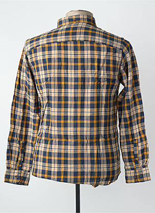 Chemise manches longues marron JACK & JONES homme