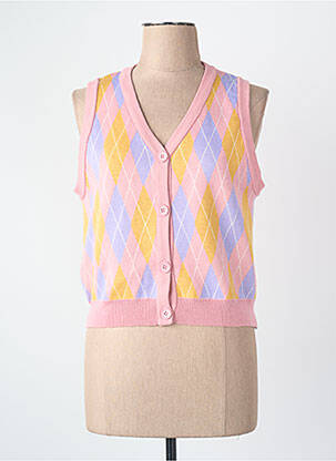 Gilet sans manche rose DAISY STREET femme