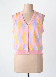 Gilet sans manche rose DAISY STREET femme