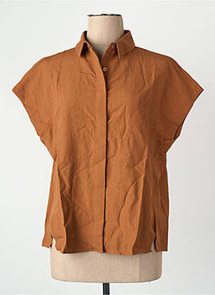 Blouse marron YUGEN femme