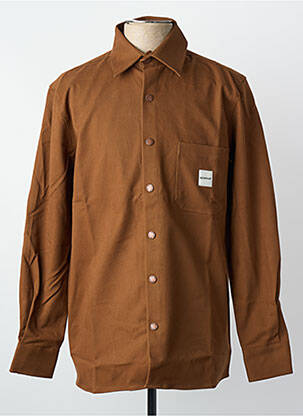 Chemise manches longues marron CATERPILLAR homme