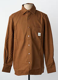 Chemise manches longues marron CATERPILLAR homme