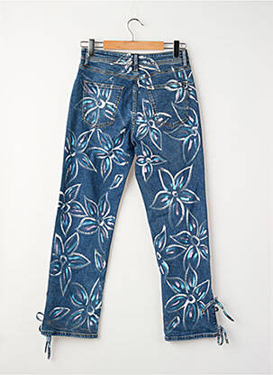 Jeans coupe droite bleu YOUNG DESIGNERS femme