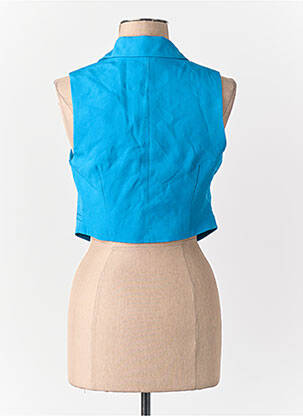 Gilet sans manche bleu SOMETHING NEW femme