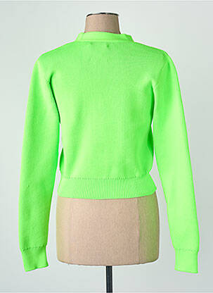 Gilet manches longues vert YUGEN femme