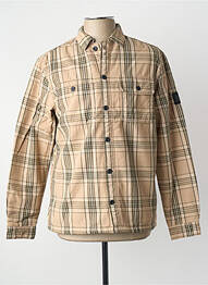 Veste casual col chemisier beige JACK & JONES homme