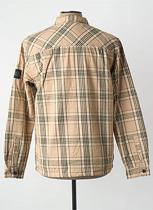 Veste casual col chemisier beige JACK & JONES homme