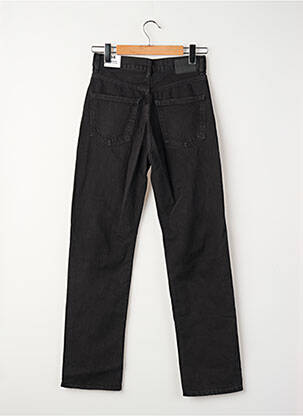 Jeans coupe droite noir MANGO femme