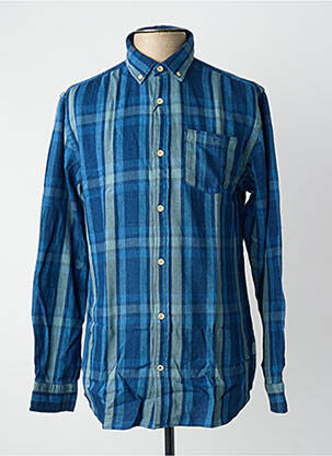 Chemise manches longues bleu JACK & JONES homme