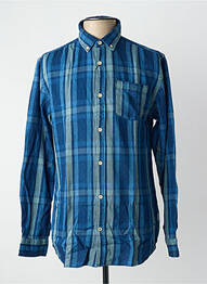 Chemise manches longues bleu JACK & JONES homme