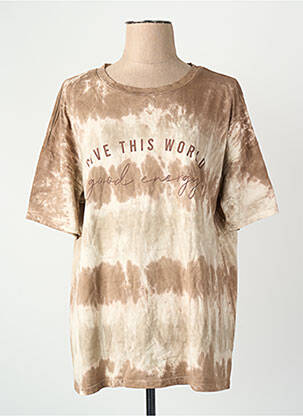 T-shirt beige NOISY MAY femme