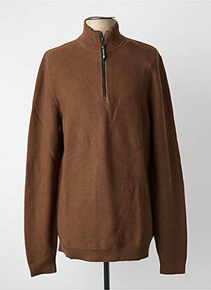 Pull marron TOM TAILOR homme