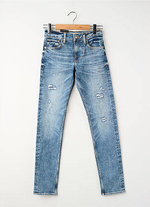 Jeans coupe droite bleu GUESS homme