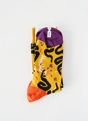 Chaussettes jaune HAPPY SOCKS femme