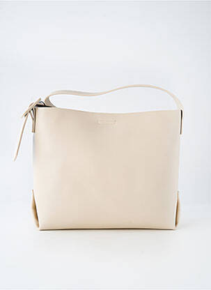 Sac bandoulière réglable blanc PIECES femme
