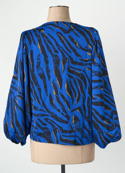 Blouse col v bleu VILA femme